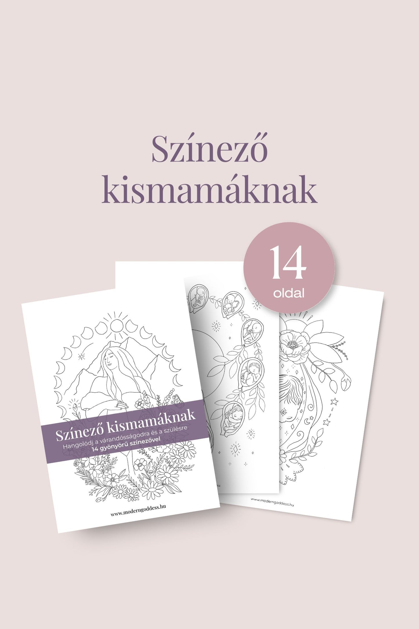 Színező kismamáknak