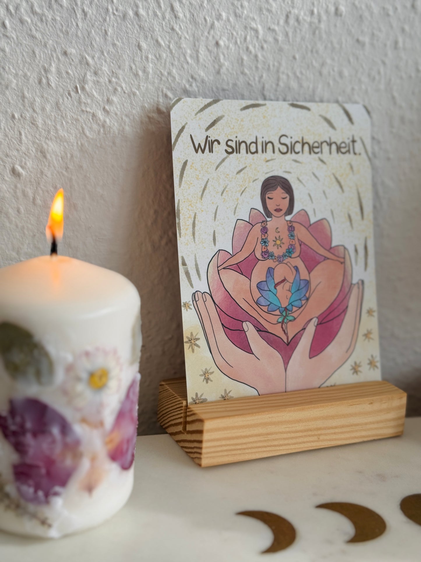 Schwangerschaft und Geburt Affirmationskarten
