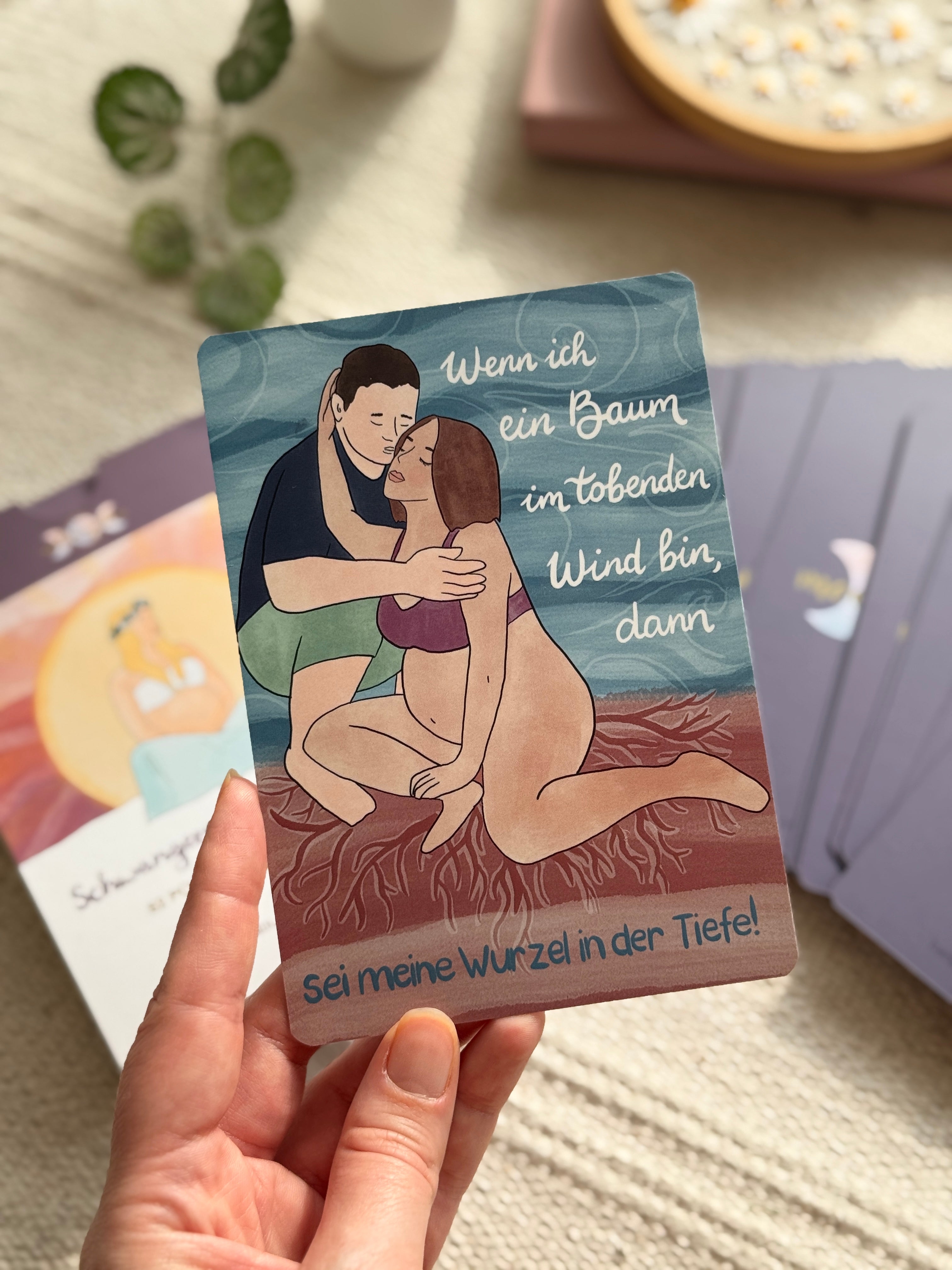 Schwangerschaft und Geburt Affirmationskarten