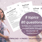 Pregnancy and Birth - Full package for Mothers - 12 coloring pages, 15 worksheets, 80 questions
