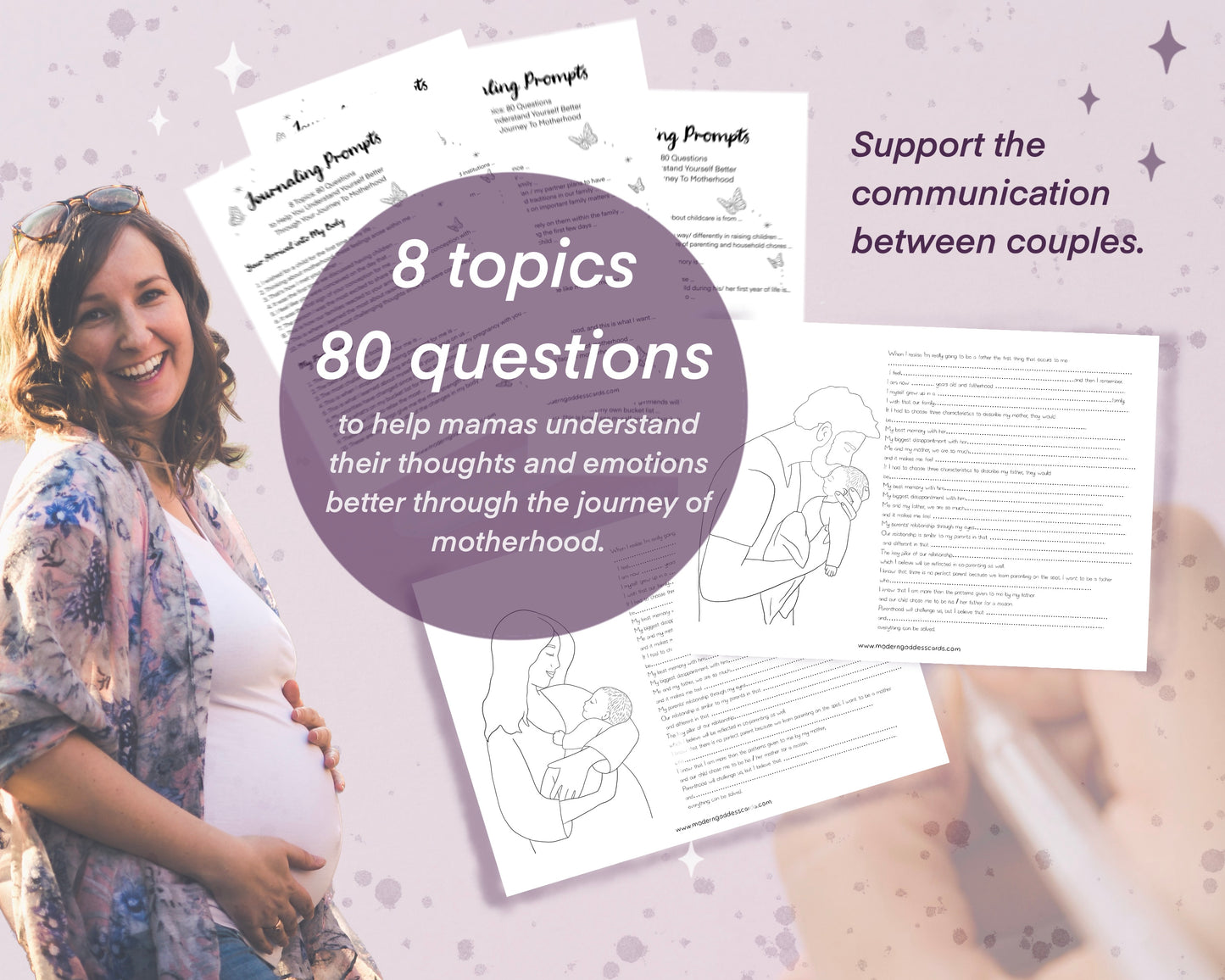 For Birthworkers, 16 coloring sheets, 22 worksheets, 80 questions
