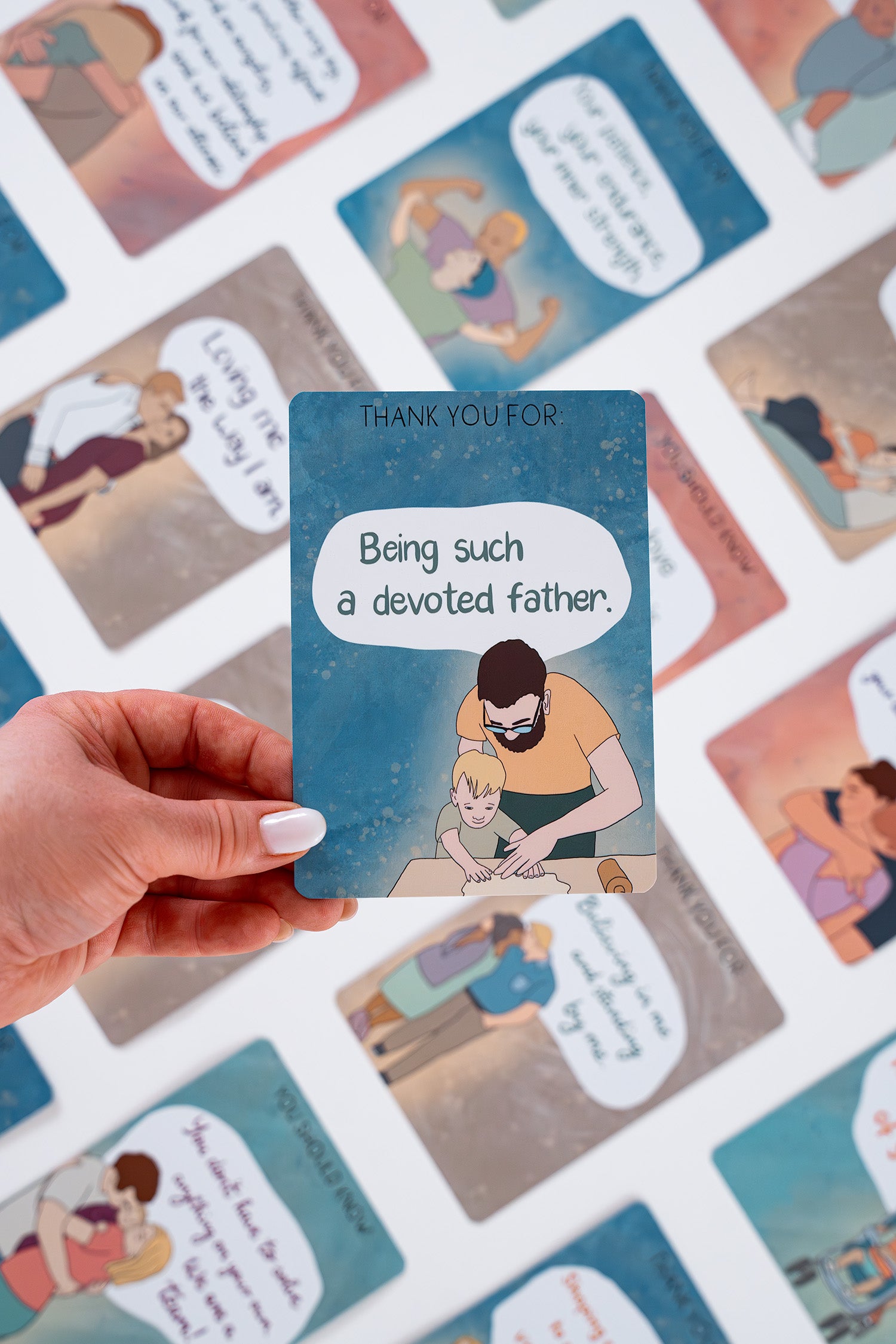 For Fathers Affirmation Cards