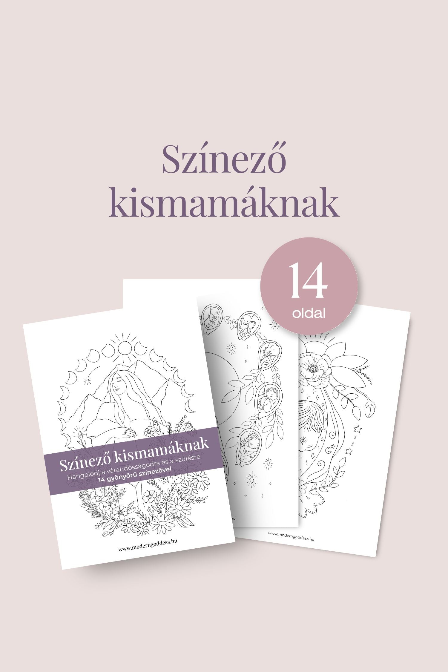 Színező kismamáknak