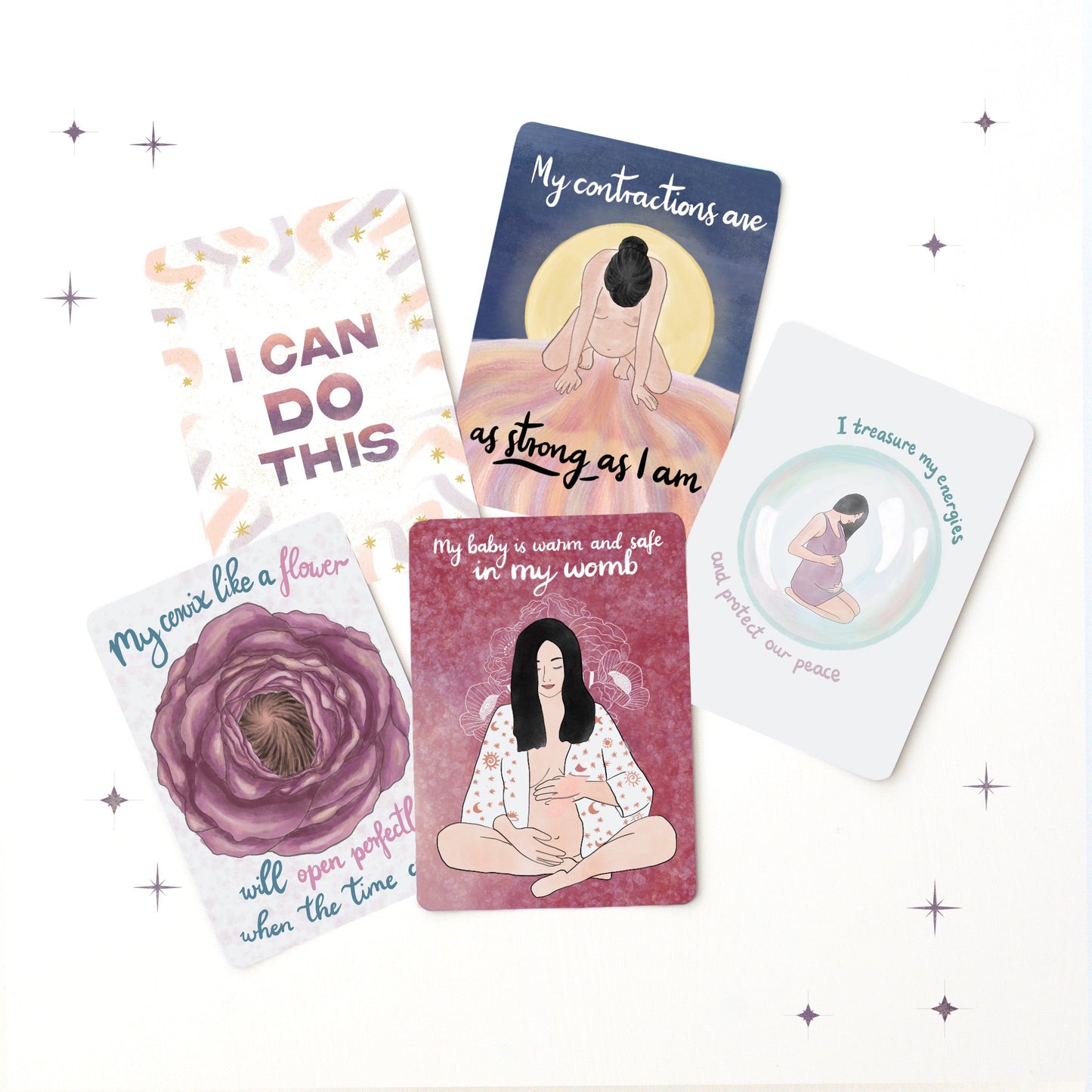 Pregnancy and Birth Affirmation Cards